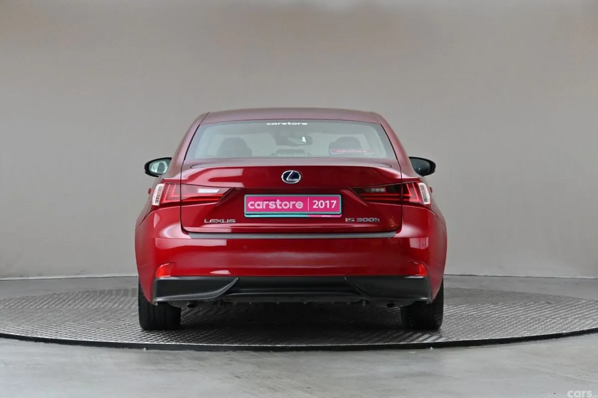 Lexus IS Saloon, Petrol Hybrid, 2017, Red