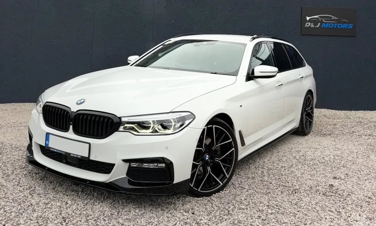 BMW 5-Series Estate, Diesel, 2017, White