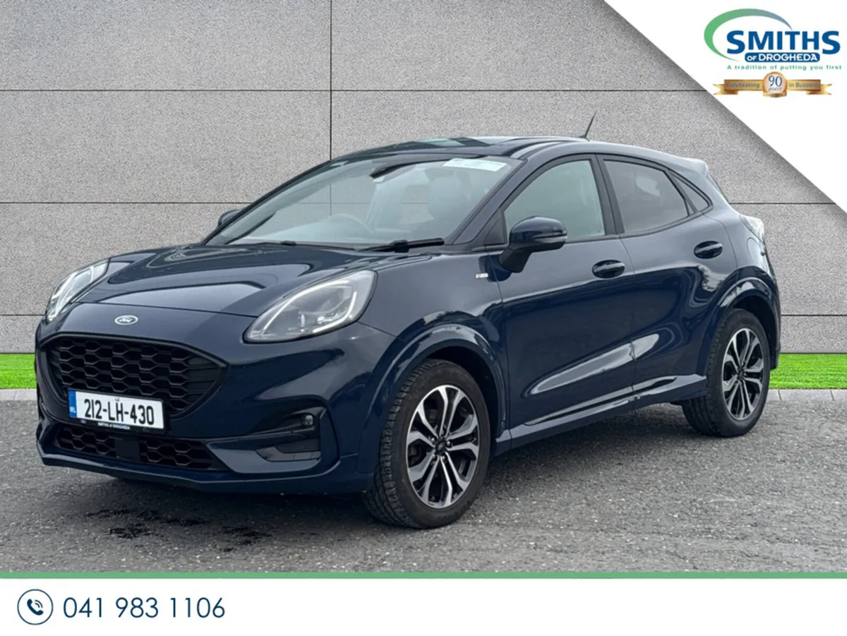 Ford Puma MPV, Petrol Hybrid, 2021, Blue