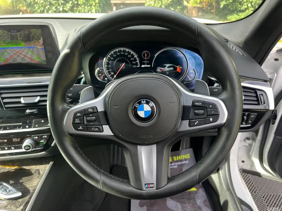 BMW 5-Series Saloon, Petrol Plug-in Hybrid, 2017, White