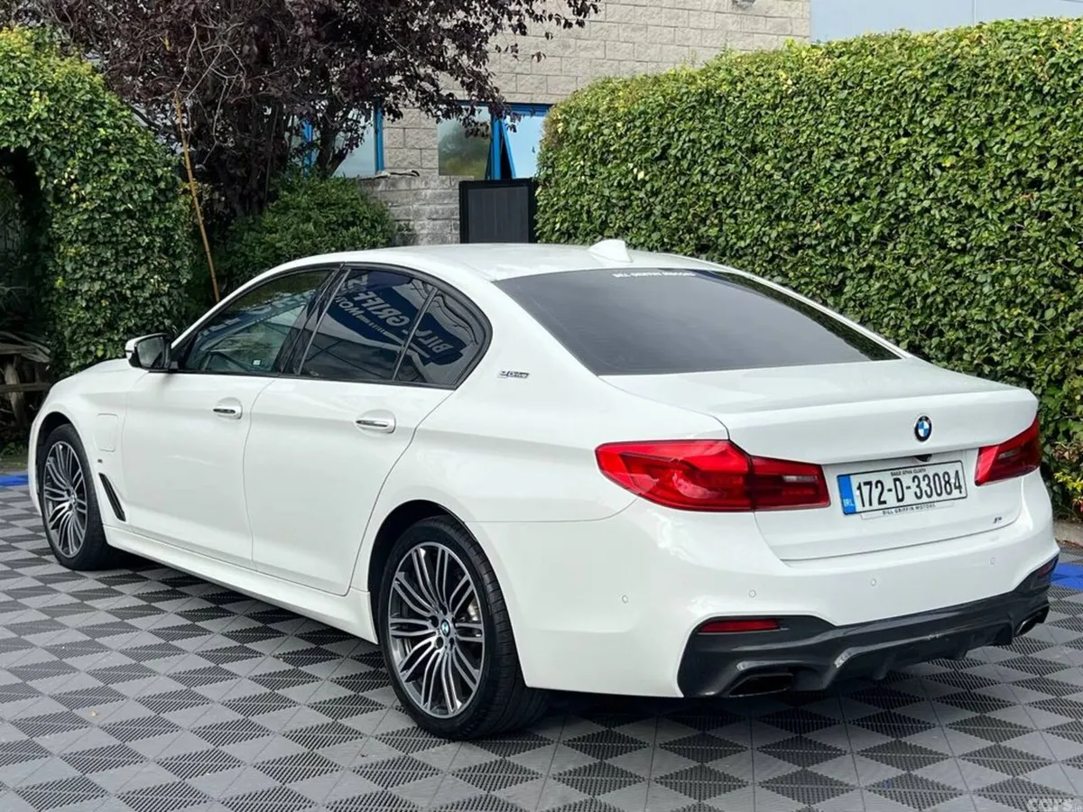 BMW 5-Series Saloon, Petrol Plug-in Hybrid, 2017, White