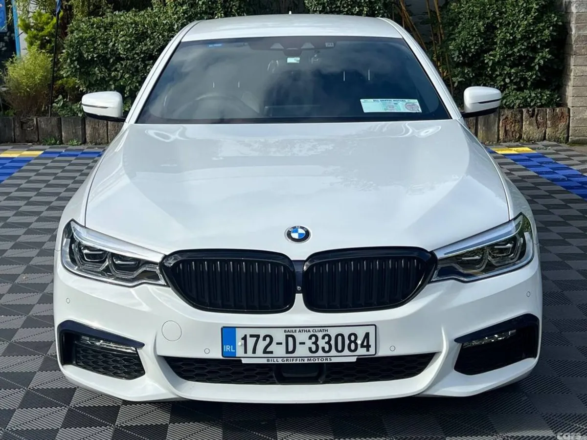 BMW 5-Series Saloon, Petrol Plug-in Hybrid, 2017, White