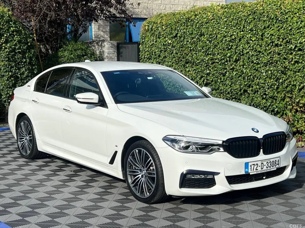 BMW 5-Series Saloon, Petrol Plug-in Hybrid, 2017, White