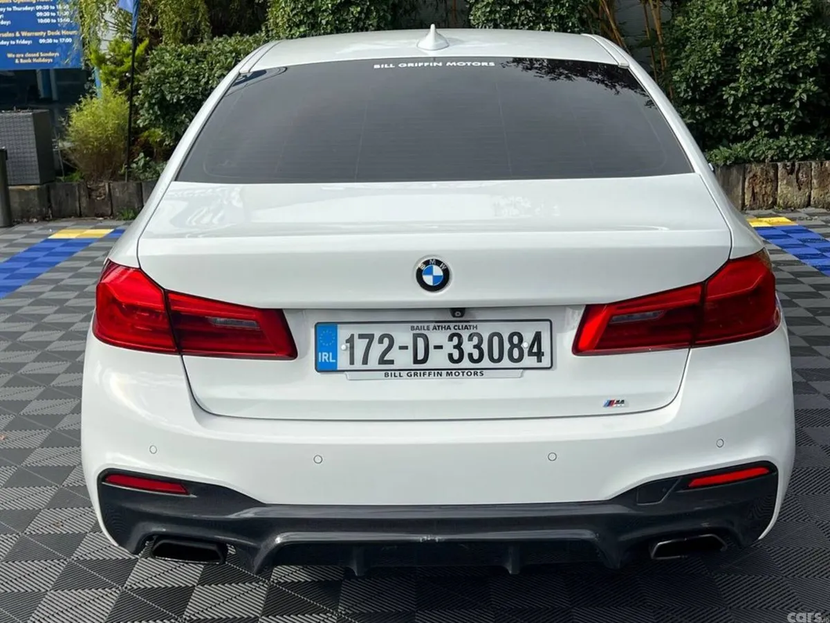 BMW 5-Series Saloon, Petrol Plug-in Hybrid, 2017, White