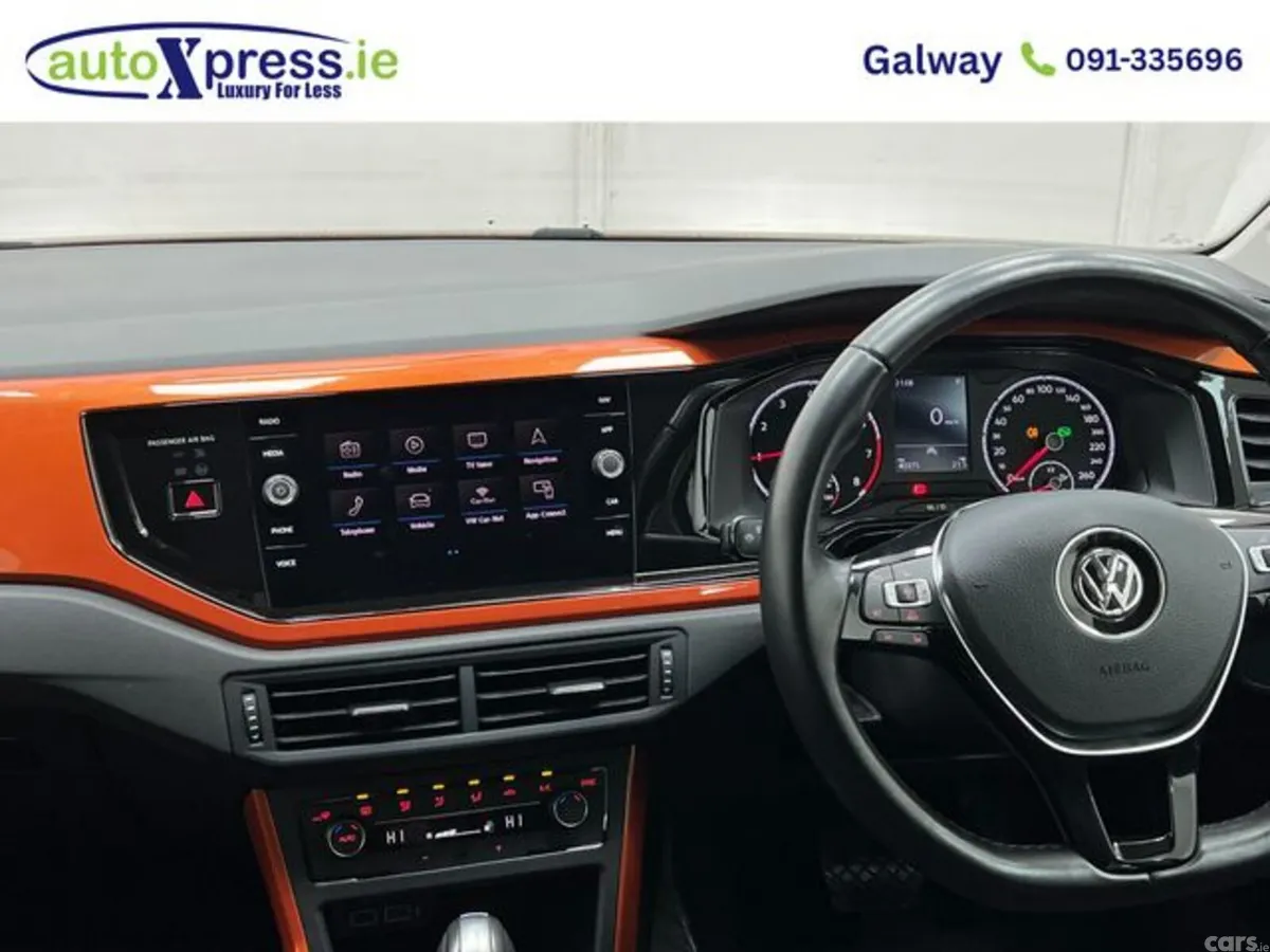 Volkswagen Polo Hatchback, Petrol, 2020, Orange