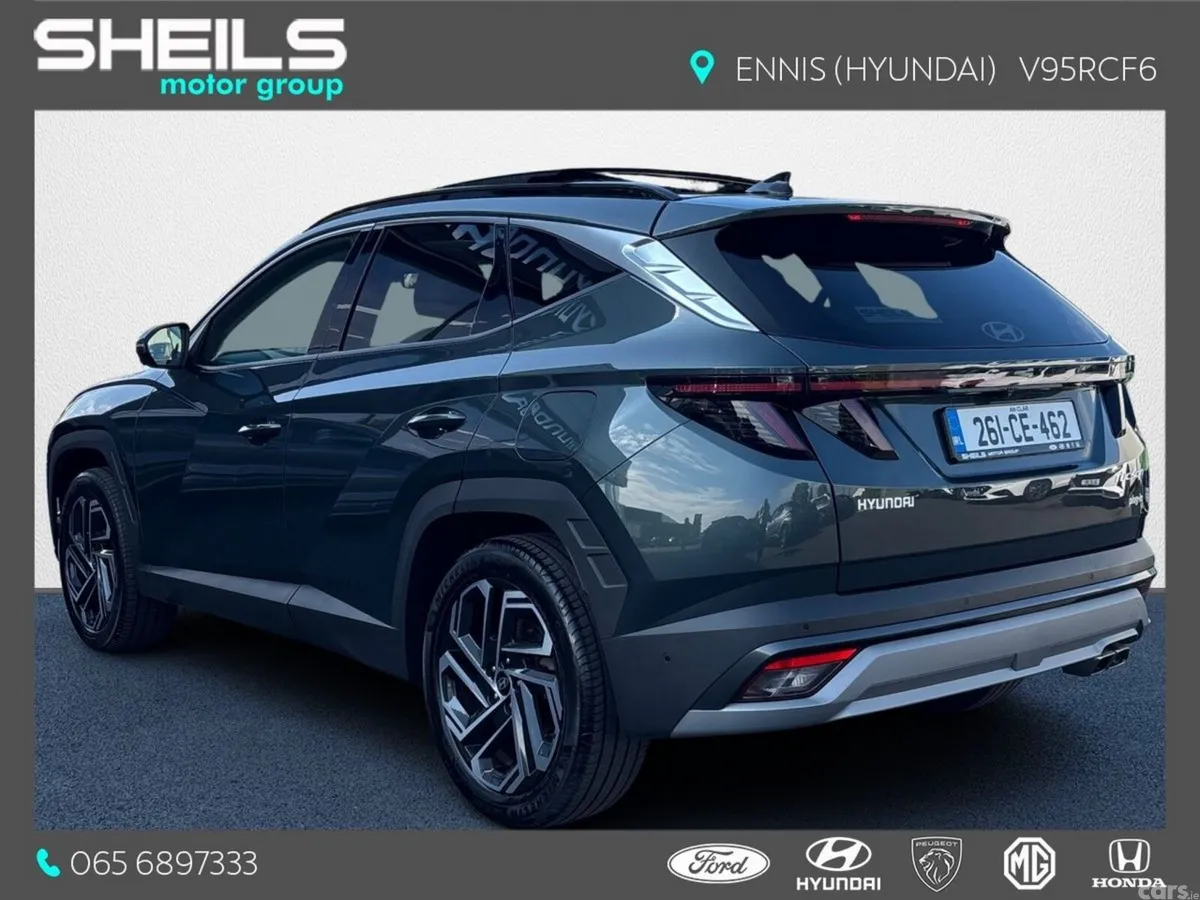 Hyundai Tucson SUV, Petrol Plug-in Hybrid, 2026, Green