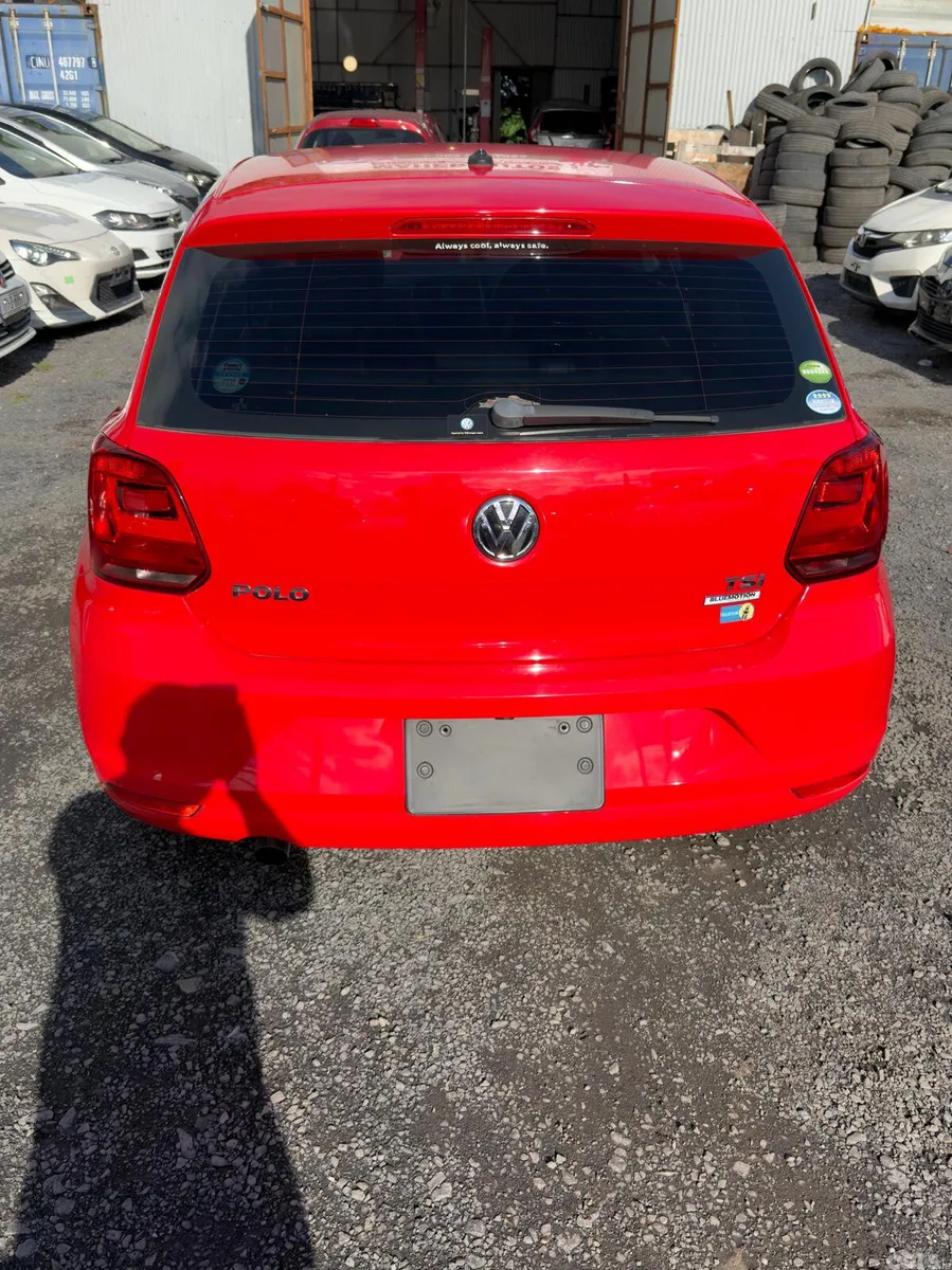 Volkswagen Polo Hatchback, Petrol, 2017, Red