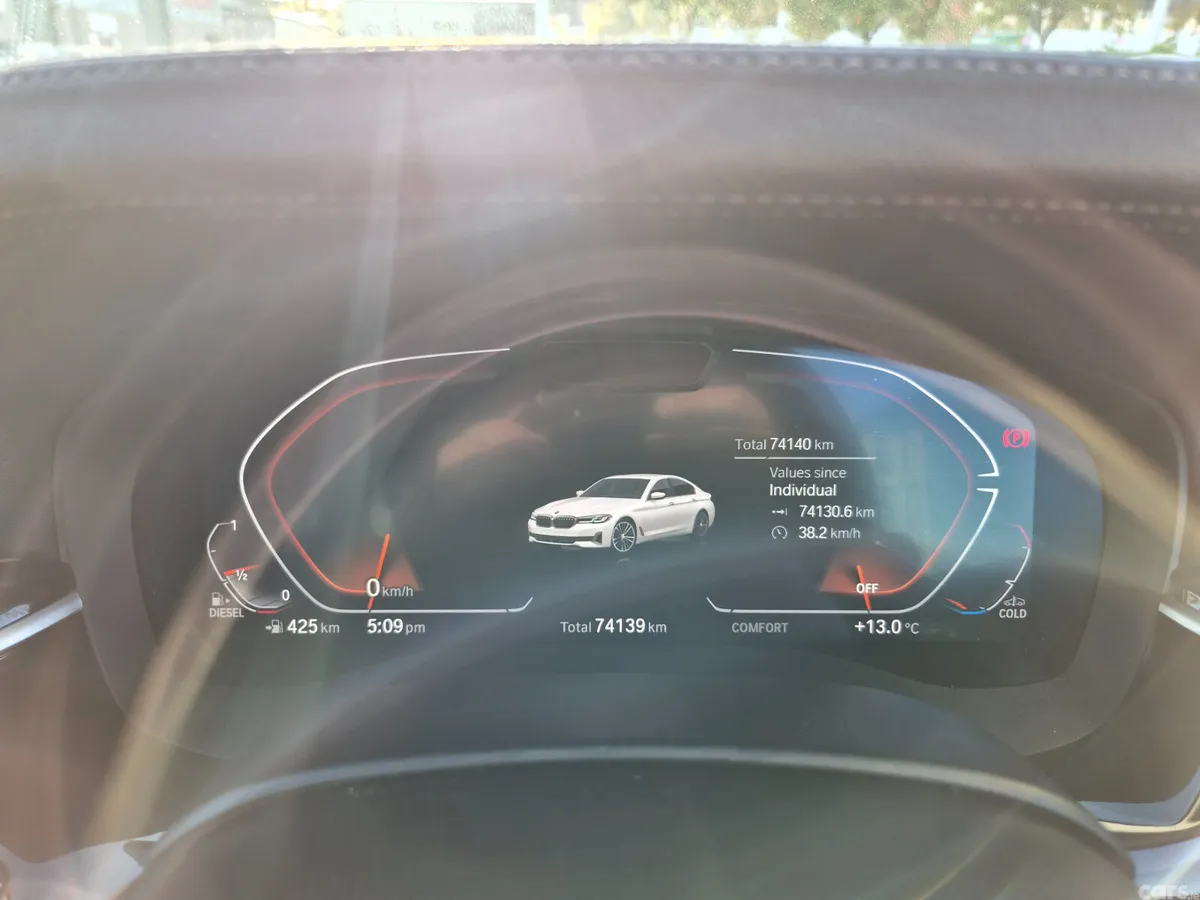 BMW 5-Series Saloon, Diesel, 2021, White