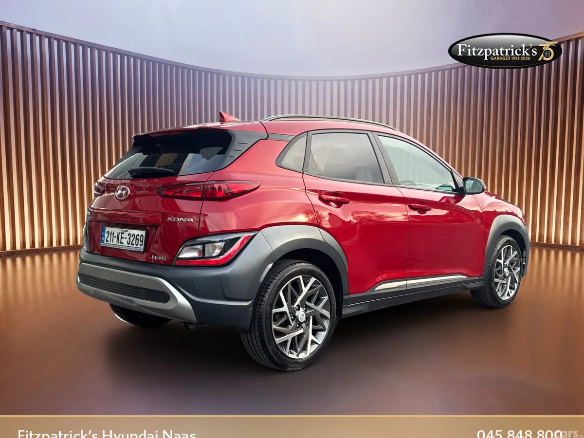 Hyundai KONA MPV, Petrol Hybrid, 2021, Red