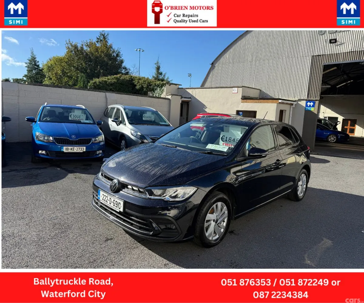 Volkswagen Polo Hatchback, Petrol, 2022, Black