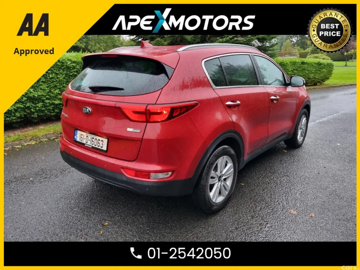 Kia Sportage SUV, Diesel, 2016, Red