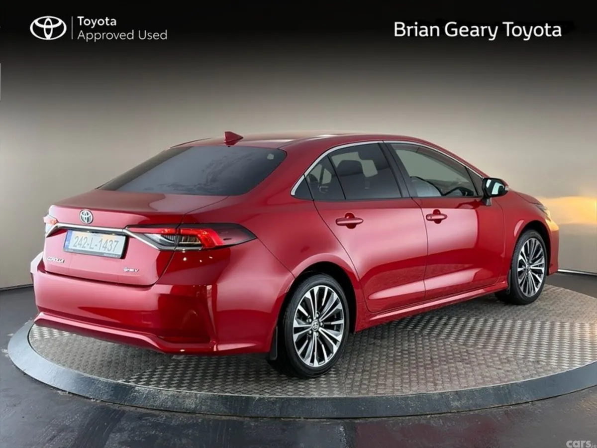 Toyota Corolla Saloon, Petrol Hybrid, 2024, Red