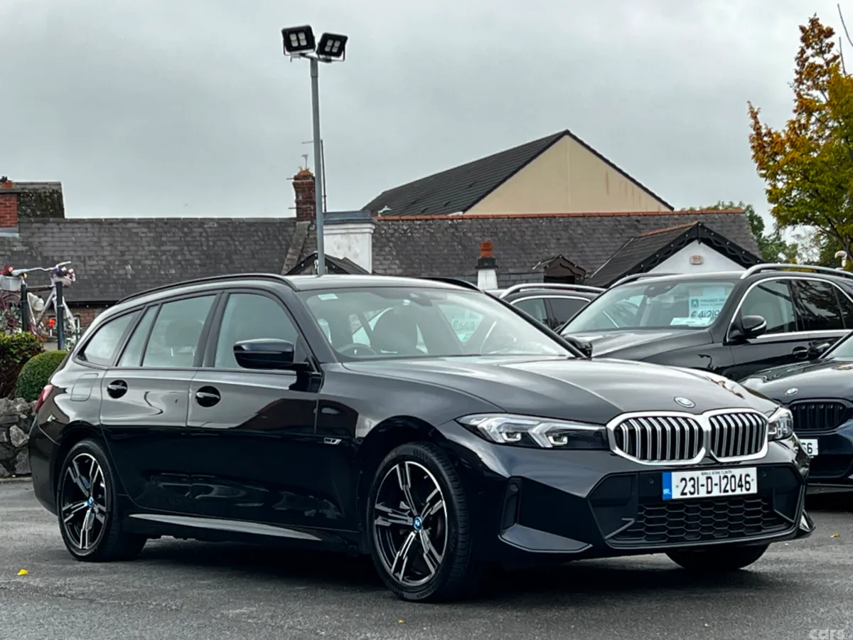 BMW 3-Series Estate, Petrol Plug-in Hybrid, 2023, Black