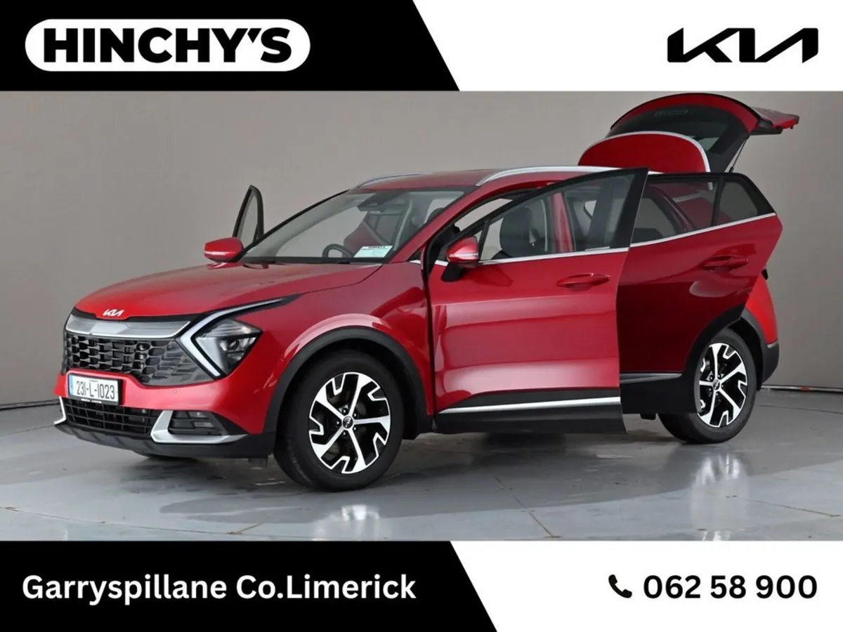 Kia Sportage SUV, Diesel Hybrid, 2023, Red