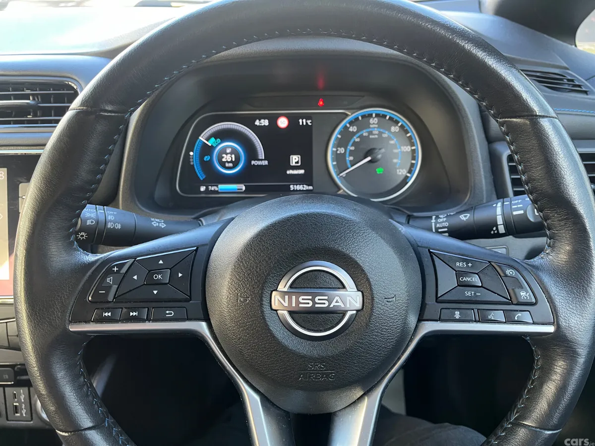 Nissan Leaf Hatchback, Electric, 2022, Red