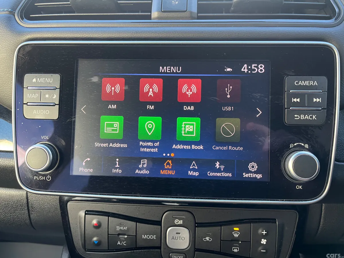 Nissan Leaf Hatchback, Electric, 2022, Red