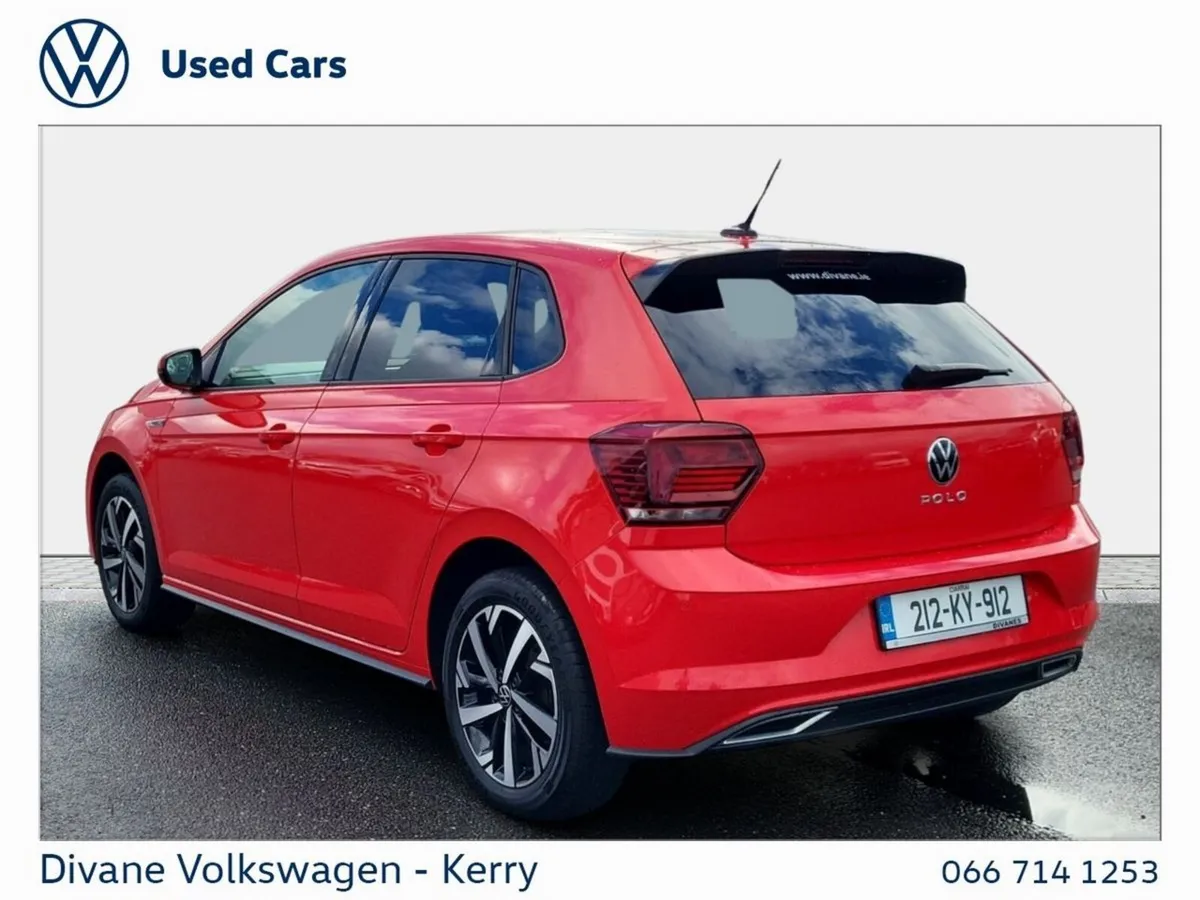 Volkswagen Polo Hatchback, Petrol, 2021, Red