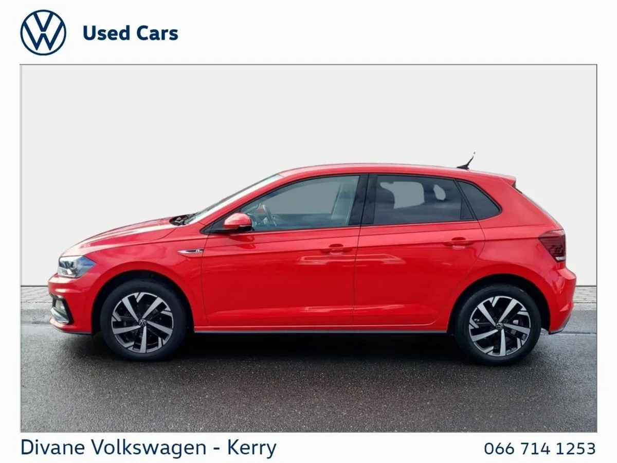 Volkswagen Polo Hatchback, Petrol, 2021, Red