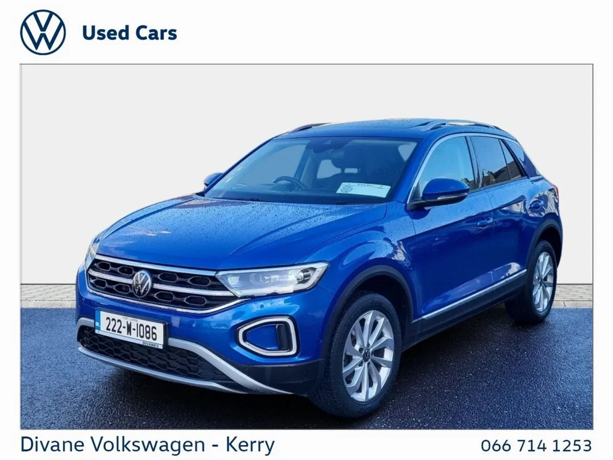 Volkswagen T-Roc SUV, Petrol, 2022, Blue