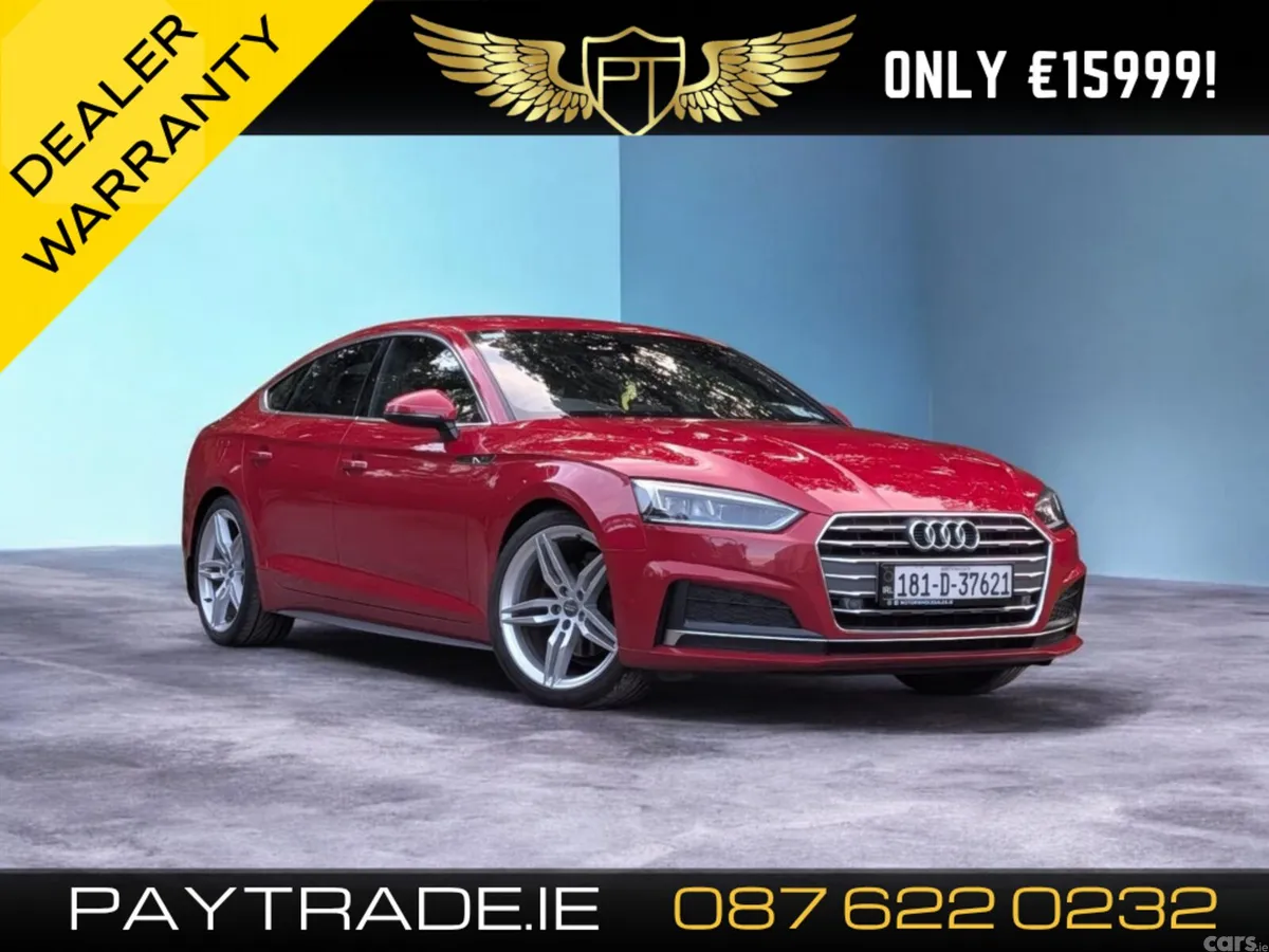 Audi A5 Hatchback, Diesel, 2018, Red