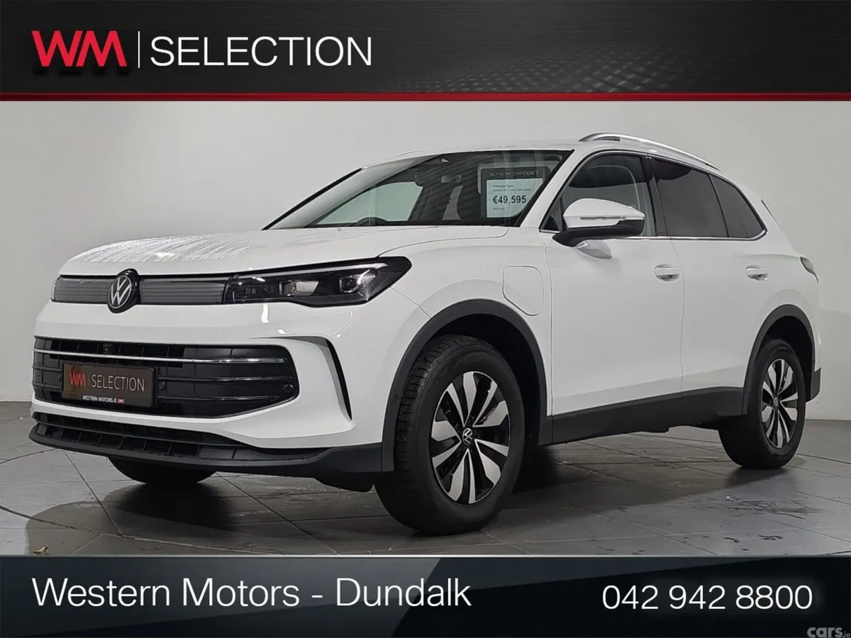 Volkswagen Tiguan SUV, Petrol Plug-in Hybrid, 2026, White