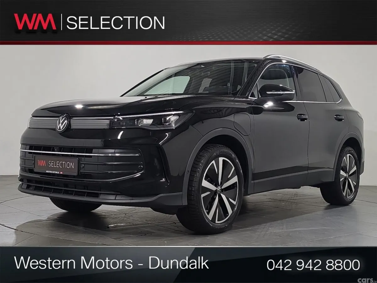 Volkswagen Tiguan SUV, Petrol Plug-in Hybrid, 2026, Black