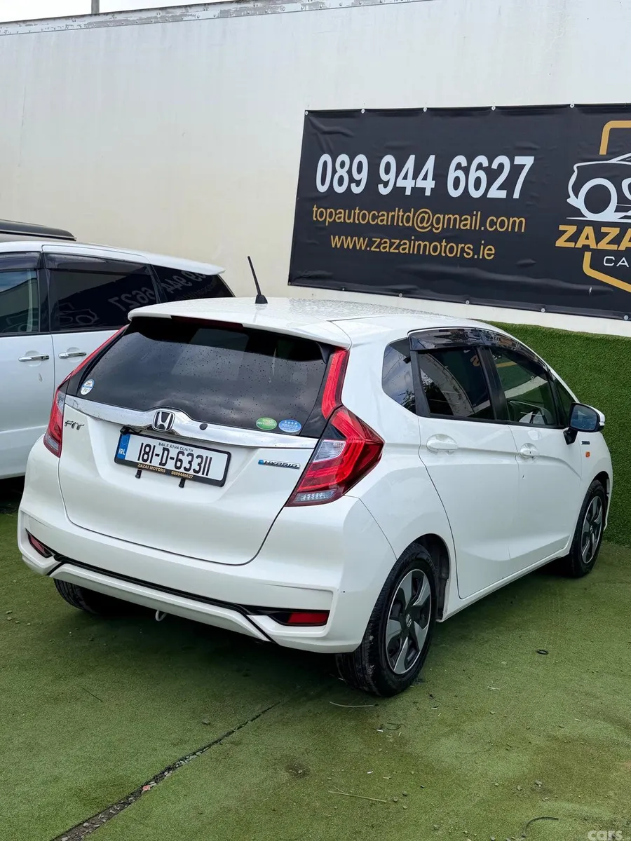 Honda Fit Hatchback, Petrol Hybrid, 2018, White