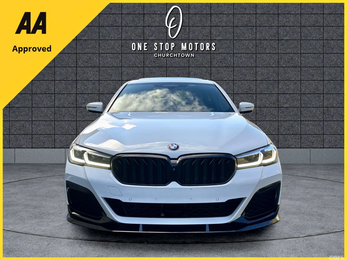 BMW 5-Series Saloon, Petrol Plug-in Hybrid, 2021, White