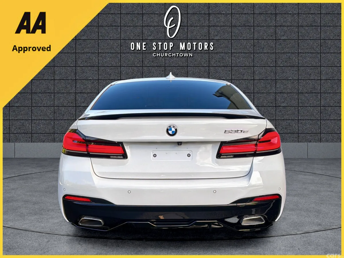 BMW 5-Series Saloon, Petrol Plug-in Hybrid, 2021, White