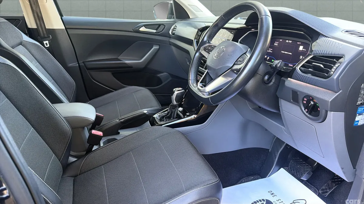Volkswagen T-Cross Hatchback, Petrol, 2021, Black