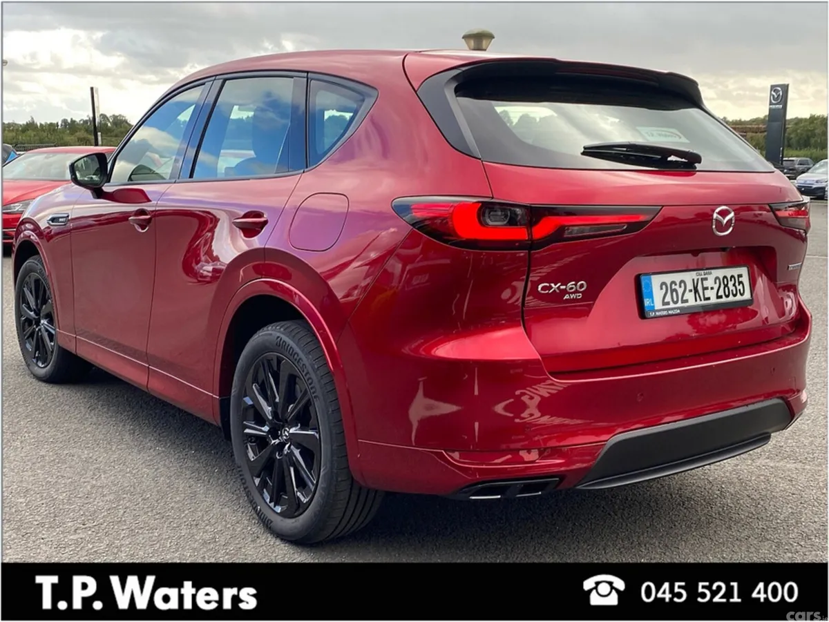Mazda CX-60 SUV, Petrol Plug-in Hybrid, 2026, Red