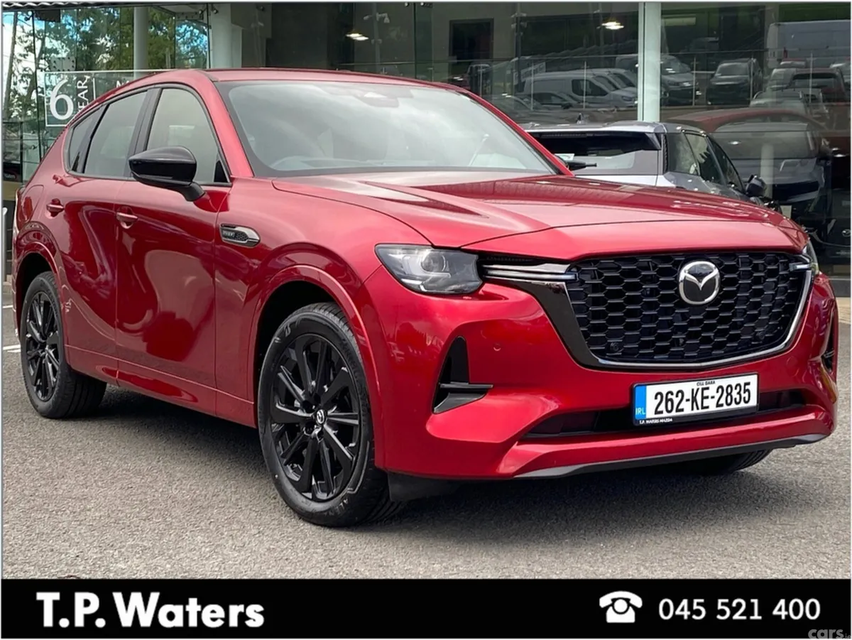 Mazda CX-60 SUV, Petrol Plug-in Hybrid, 2026, Red