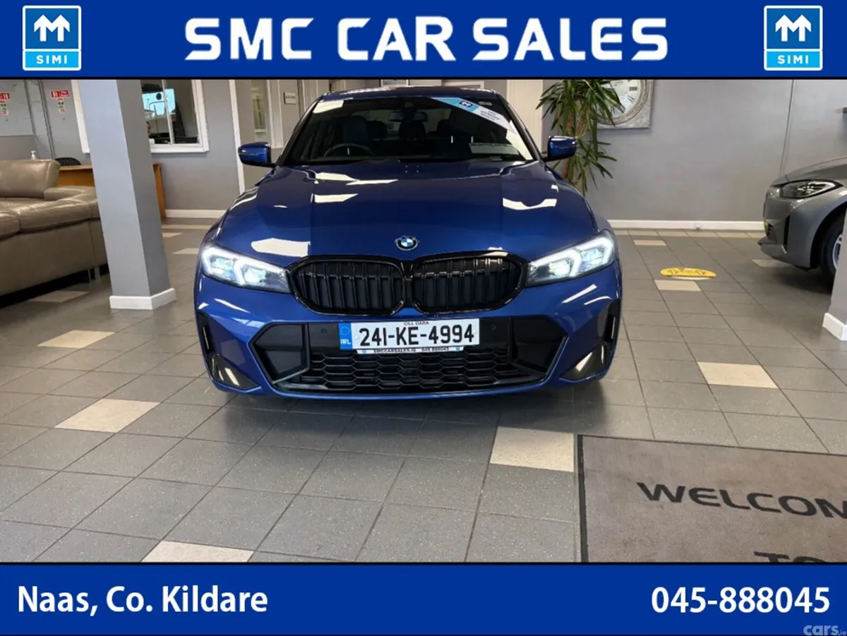 BMW 3-Series Saloon, Petrol Hybrid, 2024, Blue