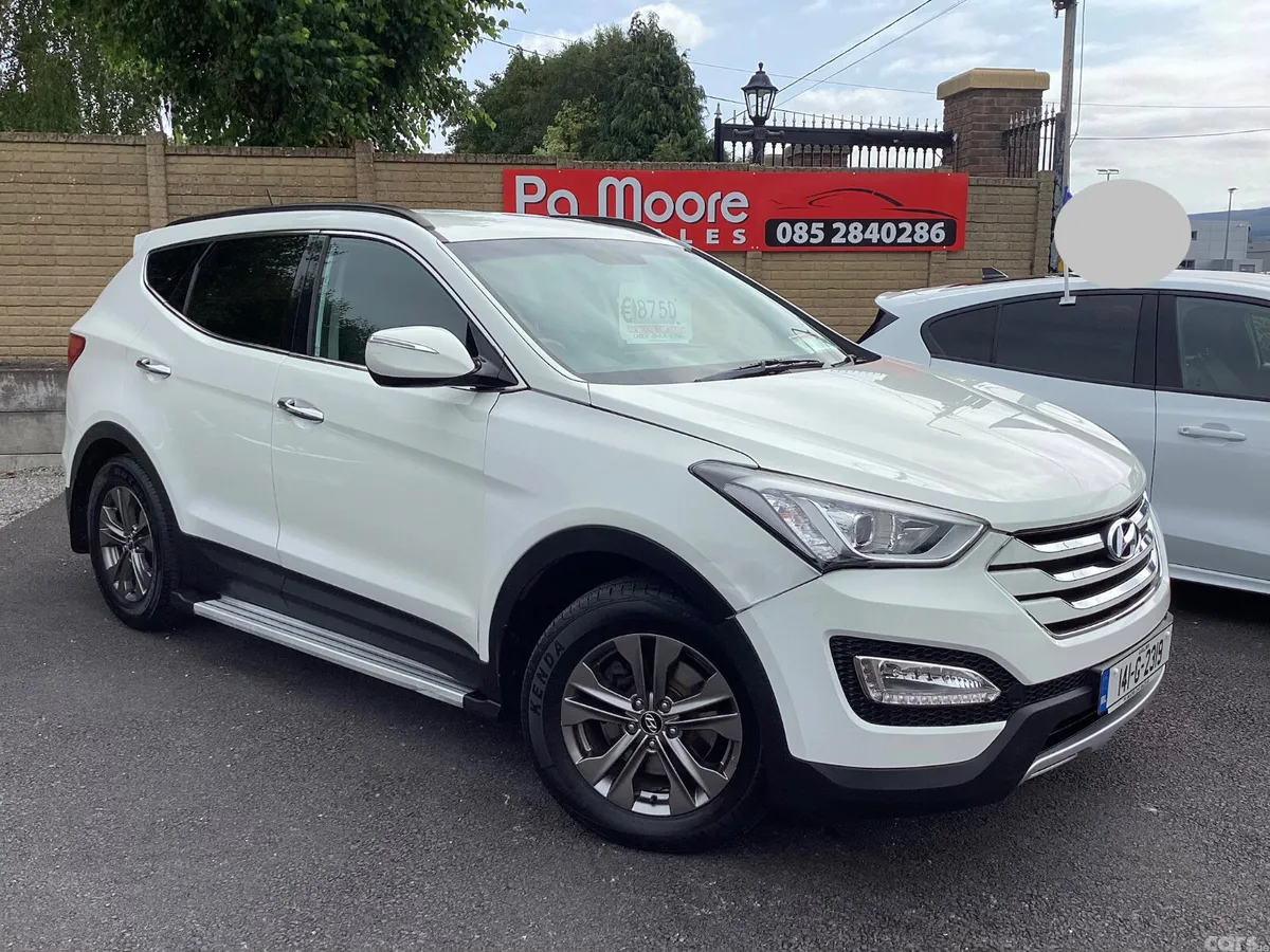 Hyundai Santa Fe SUV, Diesel, 2014, White