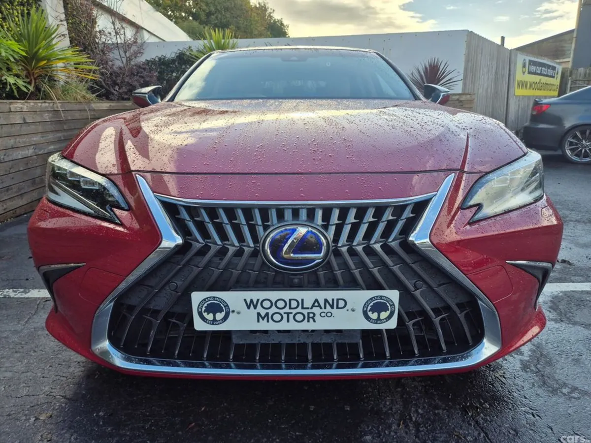 Lexus ES Saloon, Petrol Hybrid, 2022, Red