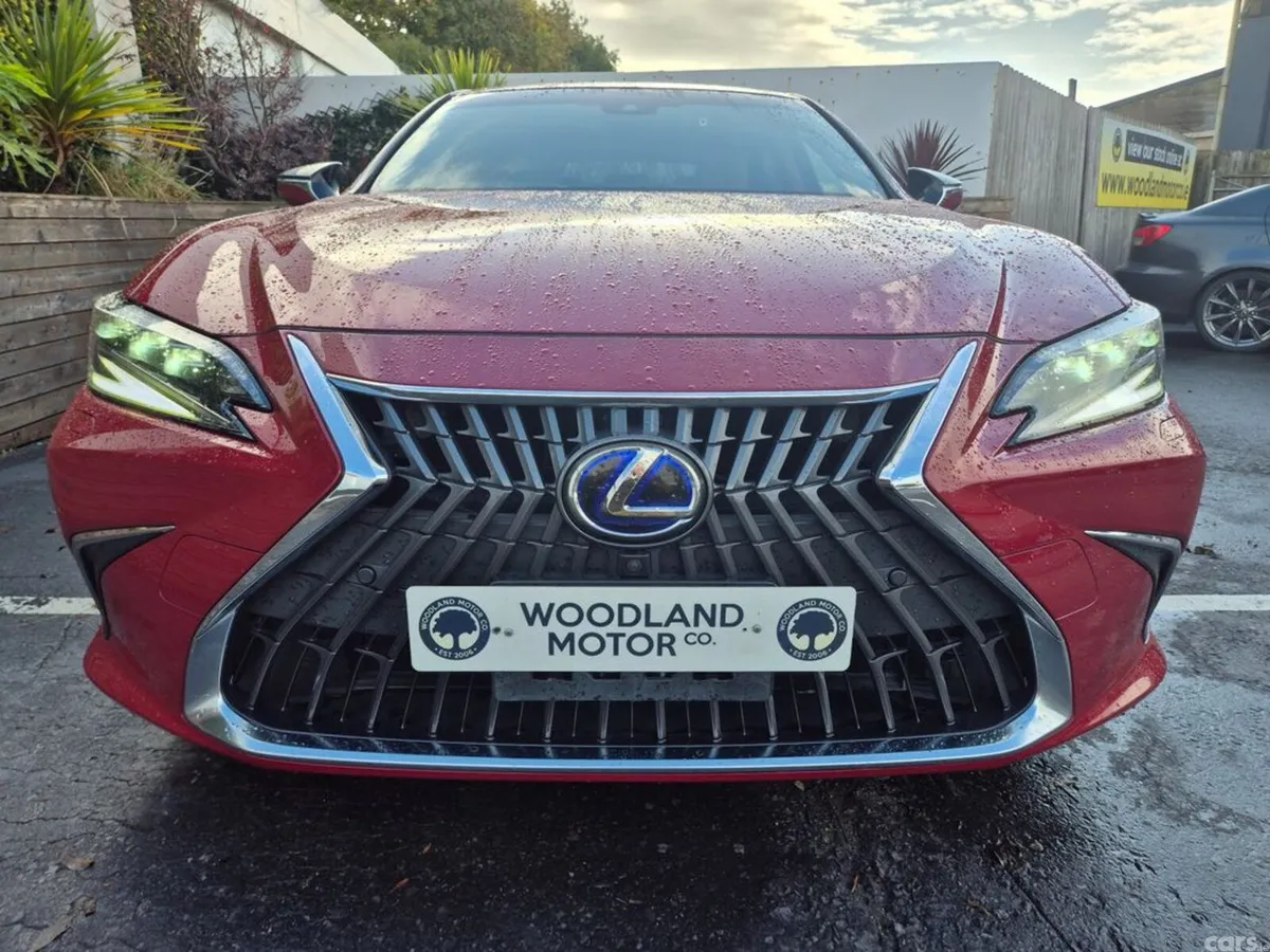 Lexus ES Saloon, Petrol Hybrid, 2022, Red