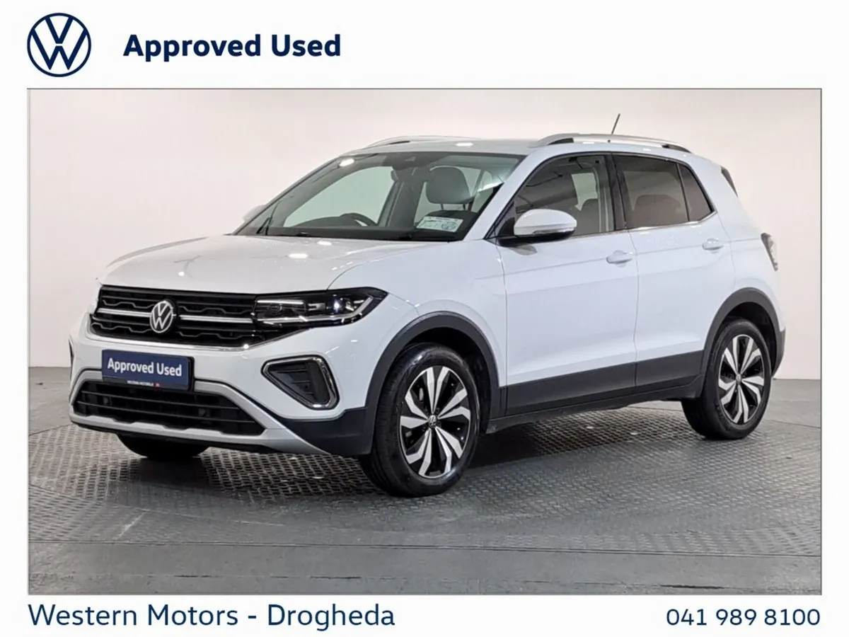 Volkswagen T-Cross Estate, Petrol, 2024, White