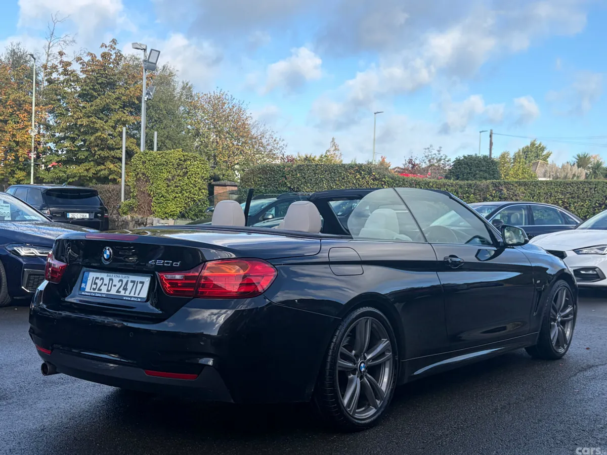 BMW 4-Series Convertible, Diesel, 2015, Black