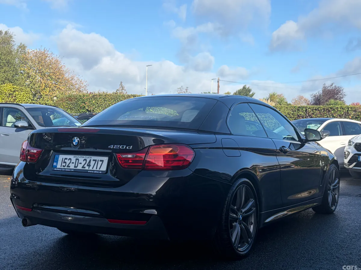 BMW 4-Series Convertible, Diesel, 2015, Black