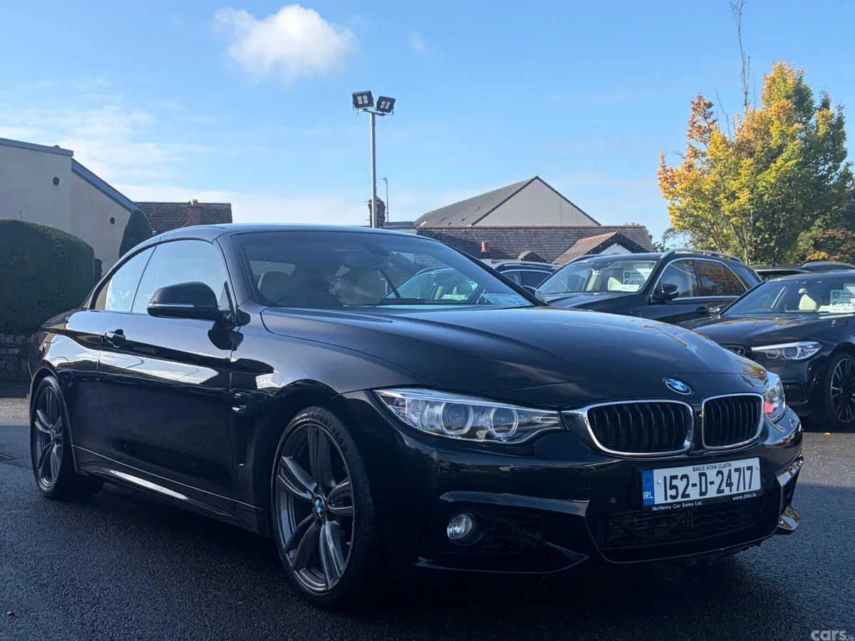 BMW 4-Series Convertible, Diesel, 2015, Black