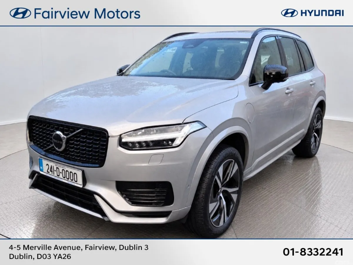 Volvo XC90 SUV, Petrol Plug-in Hybrid, 2024, Silver