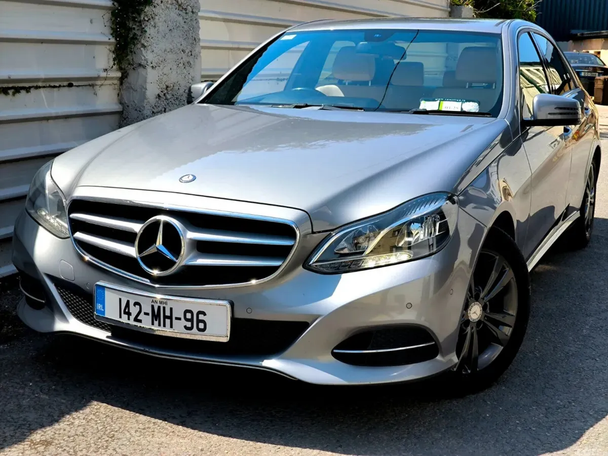 Mercedes-Benz E-Class Saloon, Diesel Hybrid, 2014, Silver