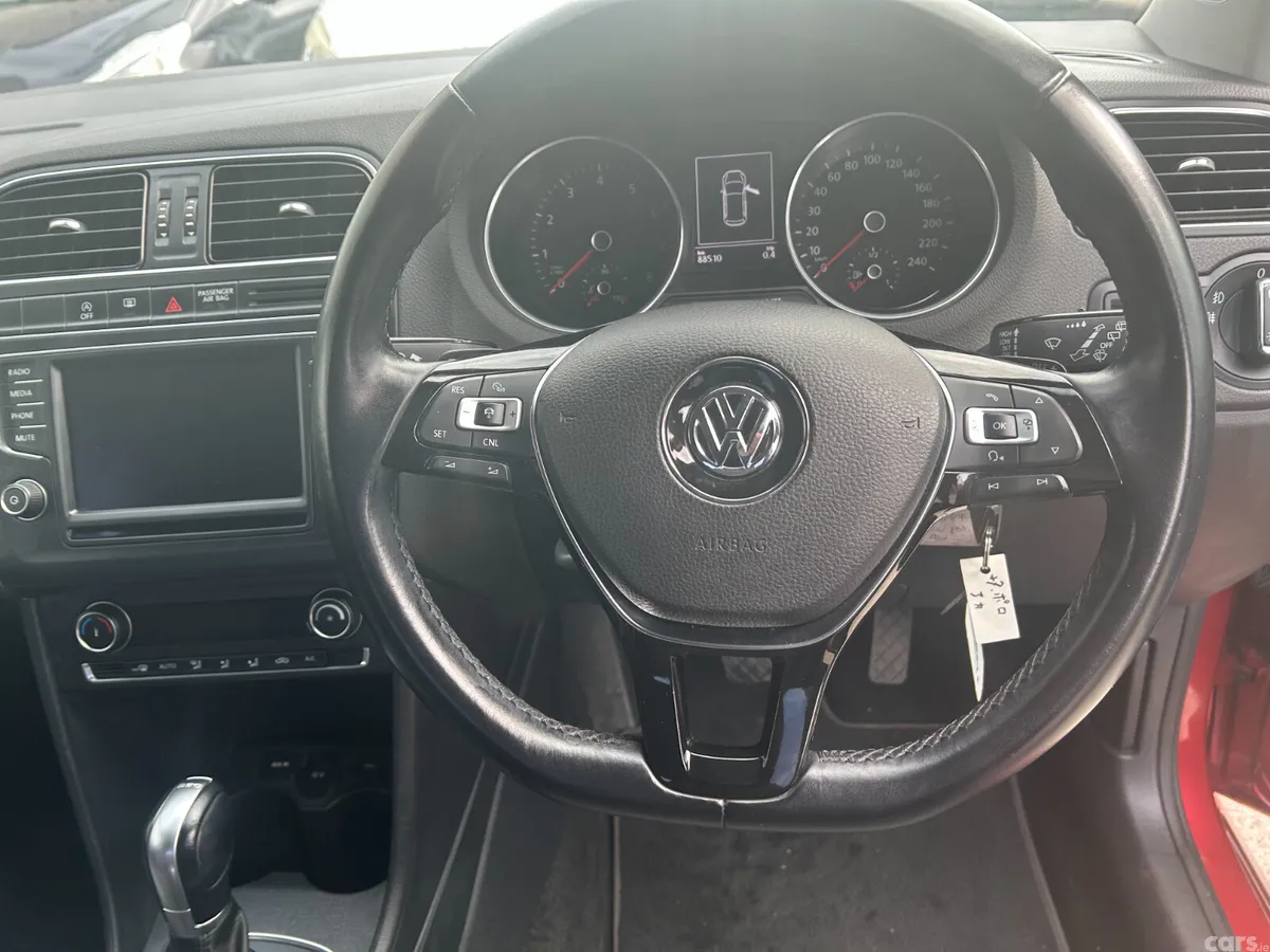 Volkswagen Polo Hatchback, Petrol, 2015, Red