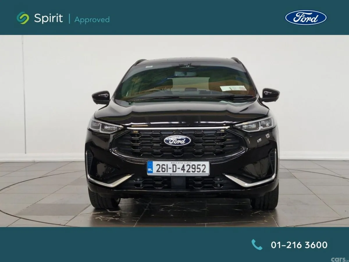Ford Kuga SUV, Petrol Plug-in Hybrid, 2026, Black