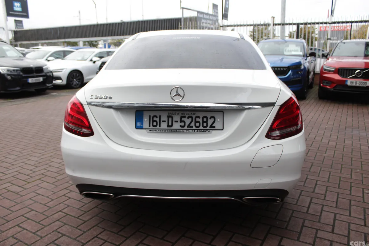 Mercedes-Benz C-Class Saloon, Petrol Plug-in Hybrid, 2016, White