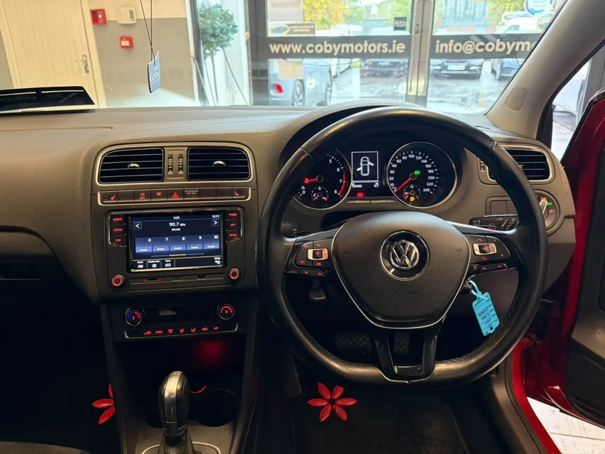 Volkswagen Polo Hatchback, Petrol, 2017, Red