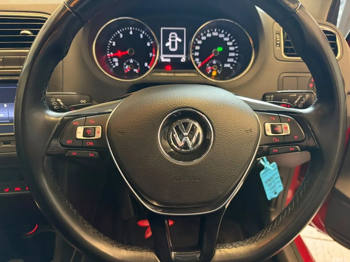 Volkswagen Polo Hatchback, Petrol, 2017, Red