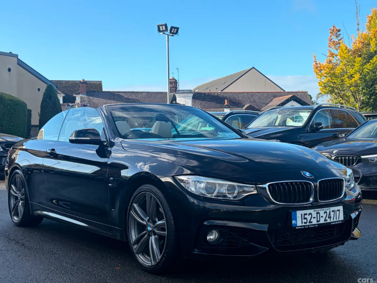 BMW 4-Series Convertible, Diesel, 2015, Black