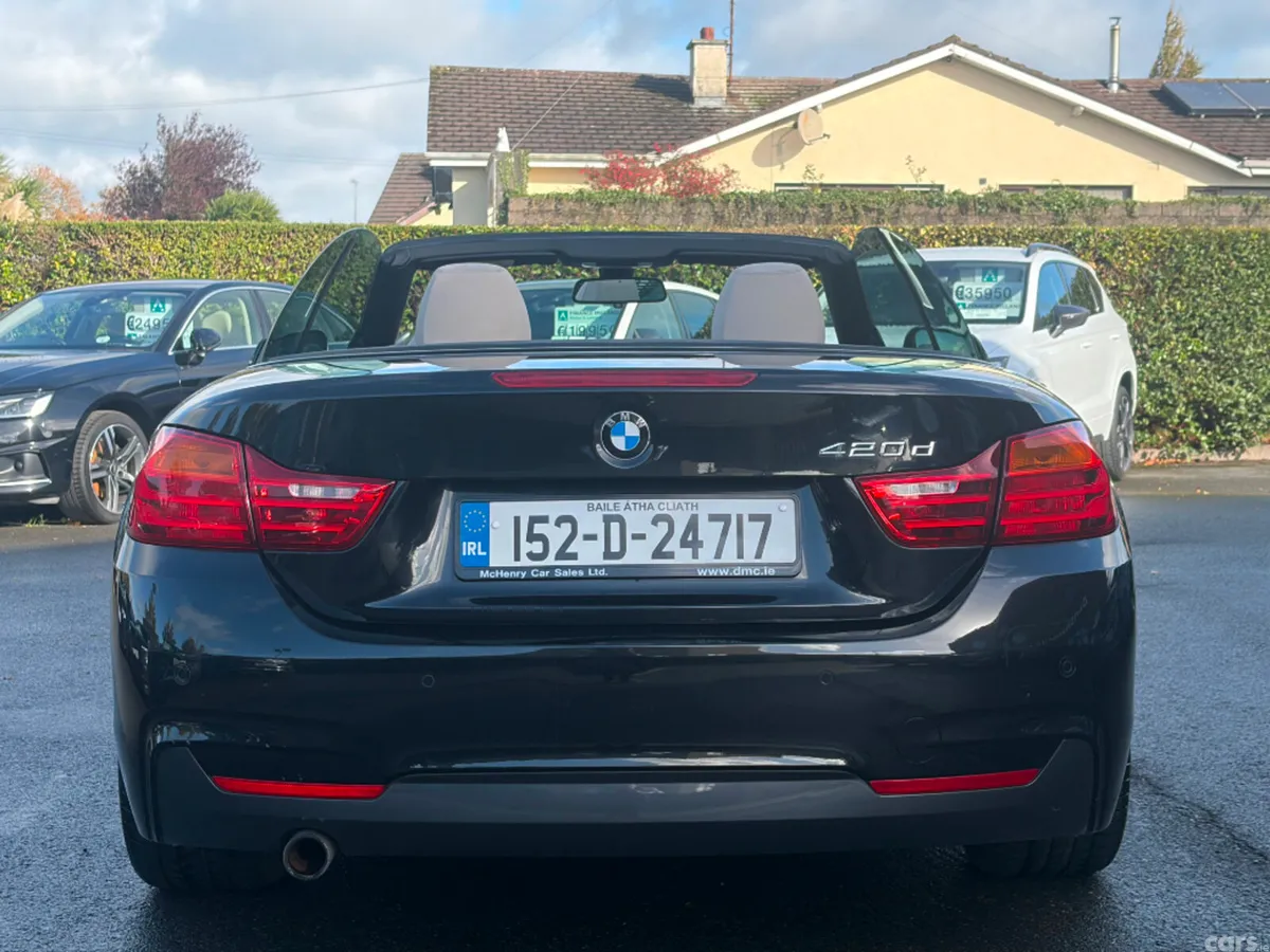 BMW 4-Series Convertible, Diesel, 2015, Black