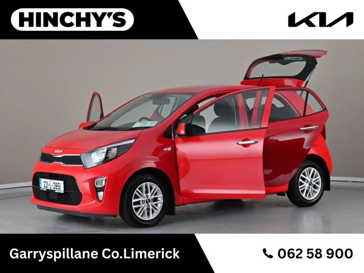 Kia Picanto Hatchback, Petrol, 2022, Red